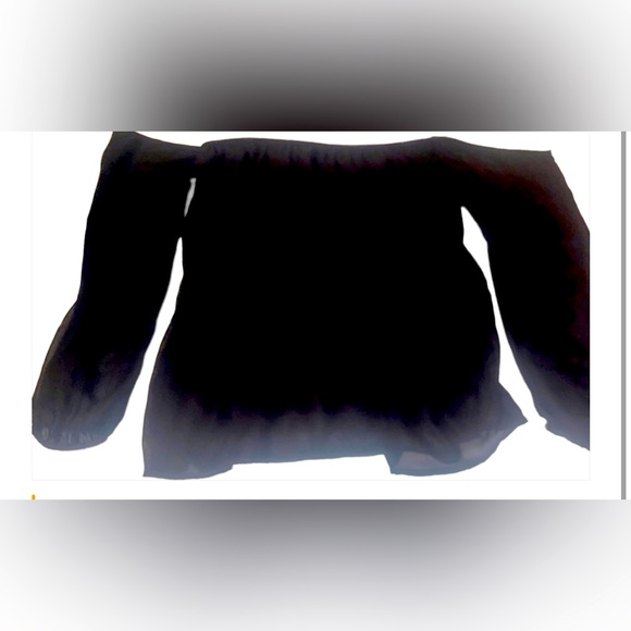 Rachel kate off the shoulder neck line.Sexy Light weight chiffon black sold🛑 - Picture 5 of 10